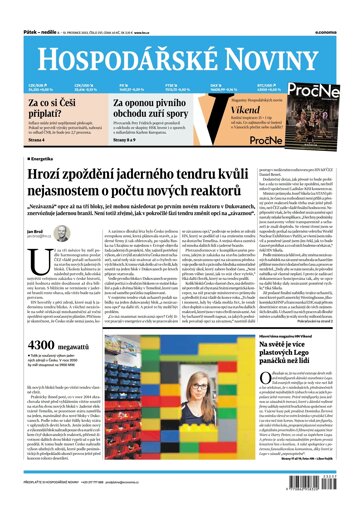 Obálka e-magazínu Hospodářské noviny 237 - 8.12.2023