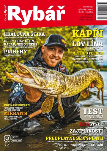 Obálka e-magazínu Český rybář 6/2025