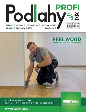 Obálka e-magazínu PODLAHY Profi 4-5/2025