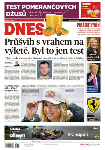 Obálka e-magazínu MF Dnes 21.10.2025