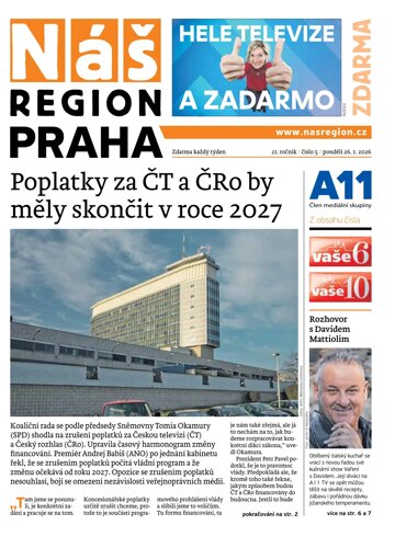Obálka e-magazínu Náš Region - Praha 5/2026