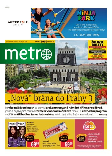 Obálka e-magazínu deník METRO 18.6.2026