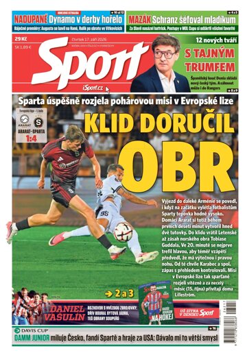 Obálka e-magazínu Sport 17.9.2026