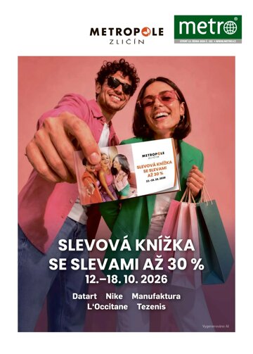 Obálka e-magazínu deník METRO 13.10.2026
