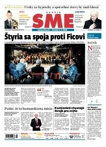 Obálka e-magazínu SME 5.3.2014
