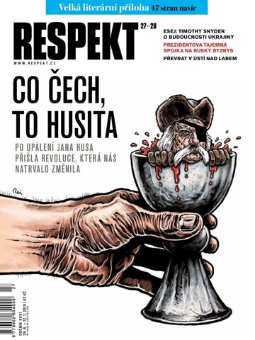 Obálka e-magazínu Respekt 27/2015