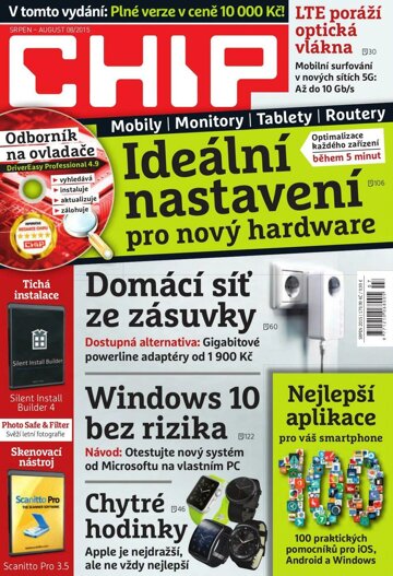 Obálka e-magazínu CHIP 8/2015