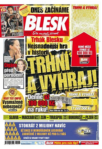 Obálka e-magazínu Blesk 15.9.2017