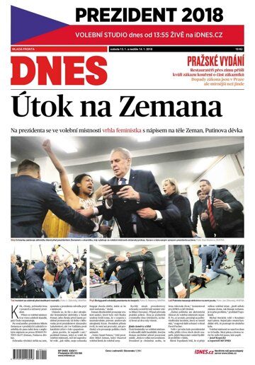 Obálka e-magazínu MF Dnes 13.1.2018