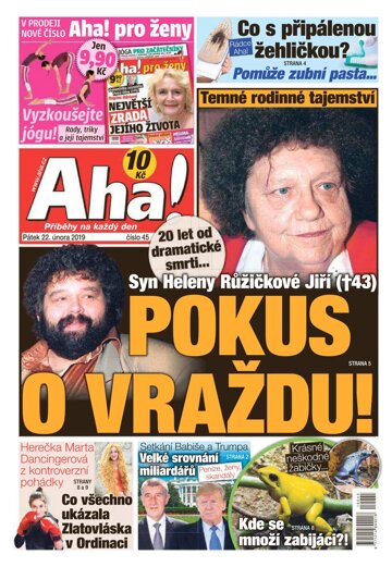 Obálka e-magazínu AHA! 22.2.2019