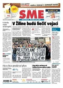 Obálka e-magazínu SME 6.12.2012