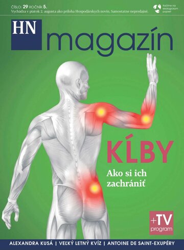 Obálka e-magazínu Prílohy HN magazín číslo: 29 ročník 5.