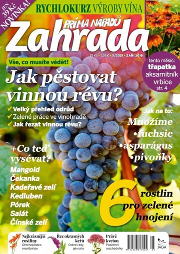Obálka e-magazínu Zahrada prima nápadů 5/2019
