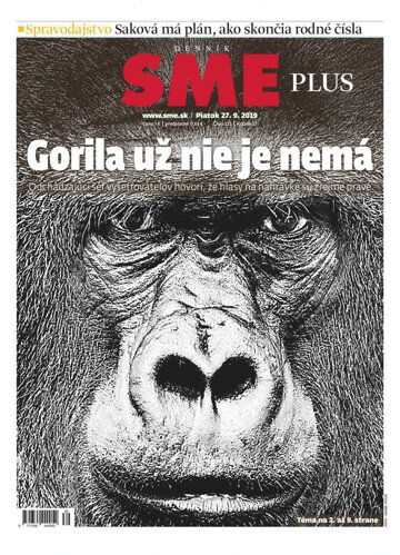 Obálka e-magazínu SME 27.9.2019