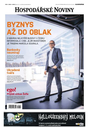 Obálka e-magazínu Hospodářské noviny 212 - 1.11.2019