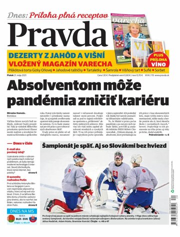 Obálka e-magazínu Pravda 21. 5. 2021