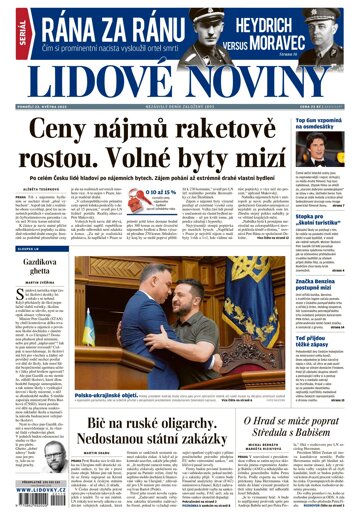 Obálka e-magazínu Lidové noviny 23.5.2022
