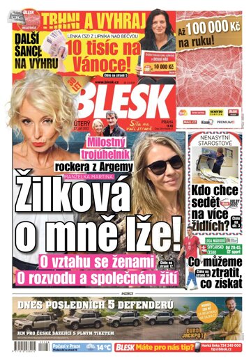 Obálka e-magazínu Blesk 27.9.2022