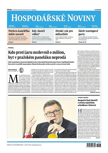 Obálka e-magazínu Hospodářské noviny 003 - 4.1.2023