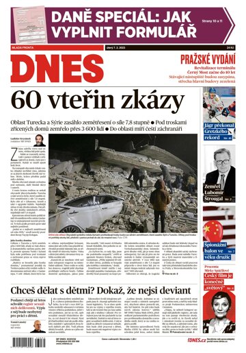 Obálka e-magazínu MF Dnes 7.2.2023