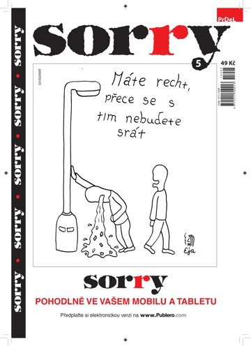 Obálka e-magazínu Sorry 5/2015