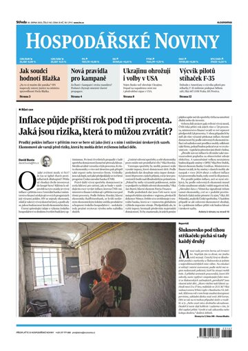 Obálka e-magazínu Hospodářské noviny 167 - 30.8.2023