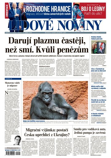 Obálka e-magazínu Lidové noviny 13.4.2024