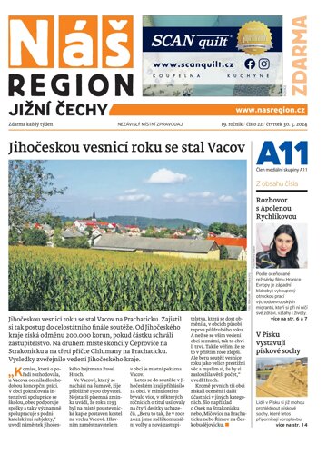 Obálka e-magazínu Náš Region - Jižní Čechy 22/2024