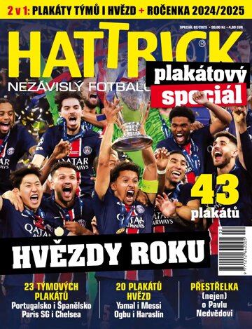 Obálka e-magazínu HATTRICK plakátový speciál 2/2025