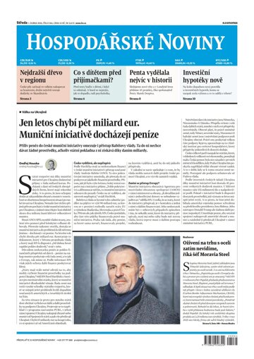 Obálka e-magazínu Hospodářské noviny 064 - 1.4.2026