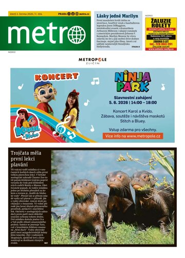 Obálka e-magazínu deník METRO 2.6.2026