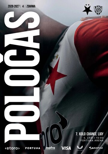 Obálka e-magazínu Poločas 27/2026č.4 Slavia - Zbrojovka