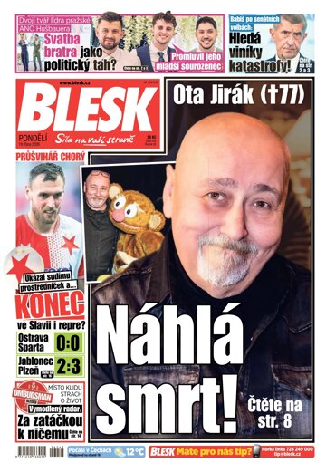 Obálka e-magazínu Blesk 19.10.2026