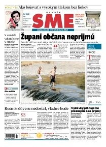 Obálka e-magazínu SME 8.8.2013