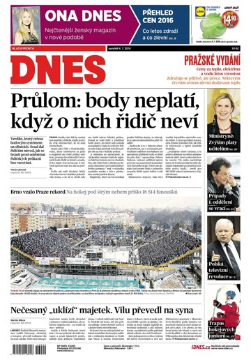 Obálka e-magazínu MF Dnes 4.1.2016