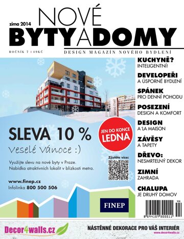 Obálka e-magazínu Nové byty a domy 4/2014