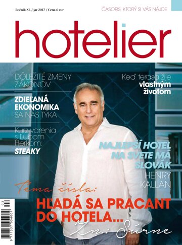 Obálka e-magazínu Hotelier jar 2017