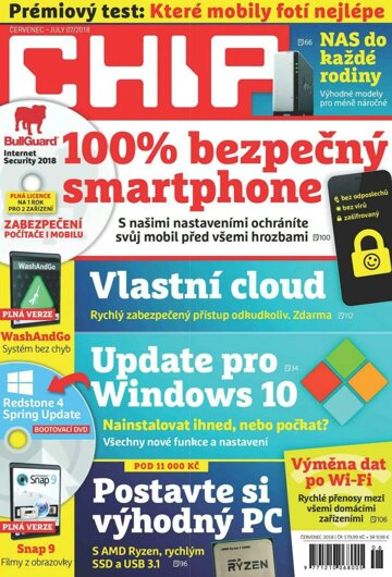 Obálka e-magazínu CHIP 7/2018