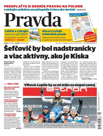 Obálka e-magazínu Pravda 2.2. 2019