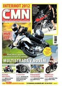 Obálka e-magazínu ČESKÉ MOTOCYKLOVÉ NOVINY 40/2012