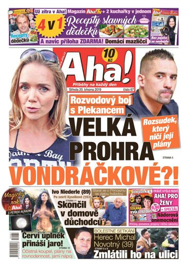 Obálka e-magazínu AHA! 20.3.2019