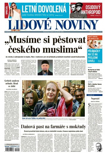 Obálka e-magazínu Lidové noviny 21.3.2019