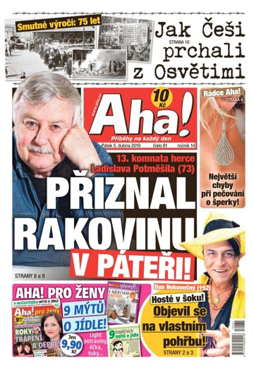 Obálka e-magazínu AHA! 5.4.2019