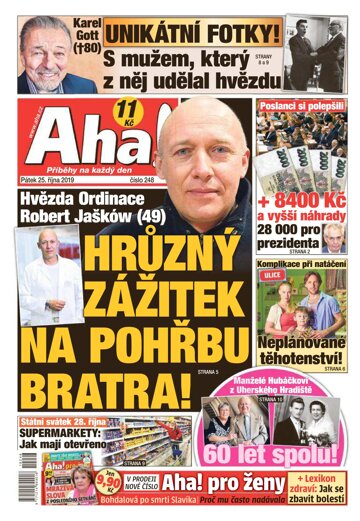 Obálka e-magazínu AHA! 25.10.2019