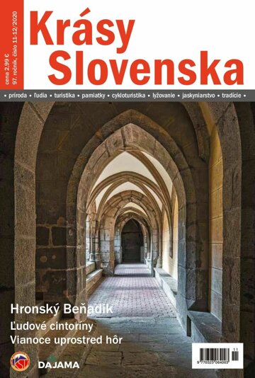 Obálka e-magazínu Krásy Slovenska 11-12/2020