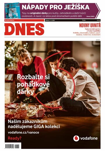 Obálka e-magazínu MF Dnes 2.12.2020