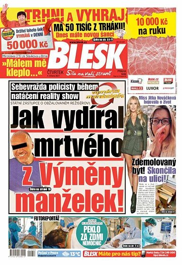 Obálka e-magazínu Blesk 4.3.2021