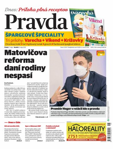 Obálka e-magazínu Pravda 7. 5. 2021