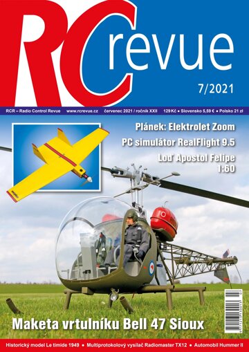 Obálka e-magazínu RC revue 7/2021