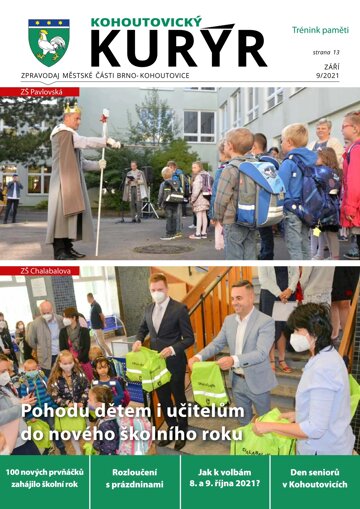 Obálka e-magazínu Kohoutovický Kurýr 9/2021